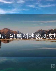 独家深扒：91黑料抄袭风波热度逻辑