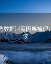 探花精选数据泄露因果梳理，立即阅读