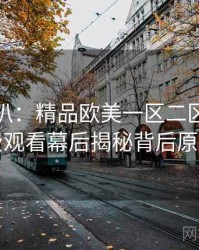 独家深扒：精品欧美一区二区三区免费观看幕后揭秘背后原因